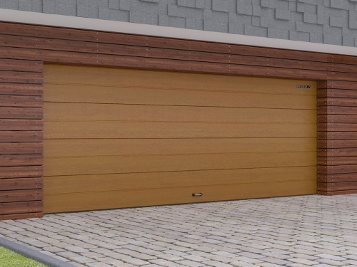 Секционные гаражные ворота из стальных сэндвич-панелей Doorhan Rsd02 (3000 X 2800)